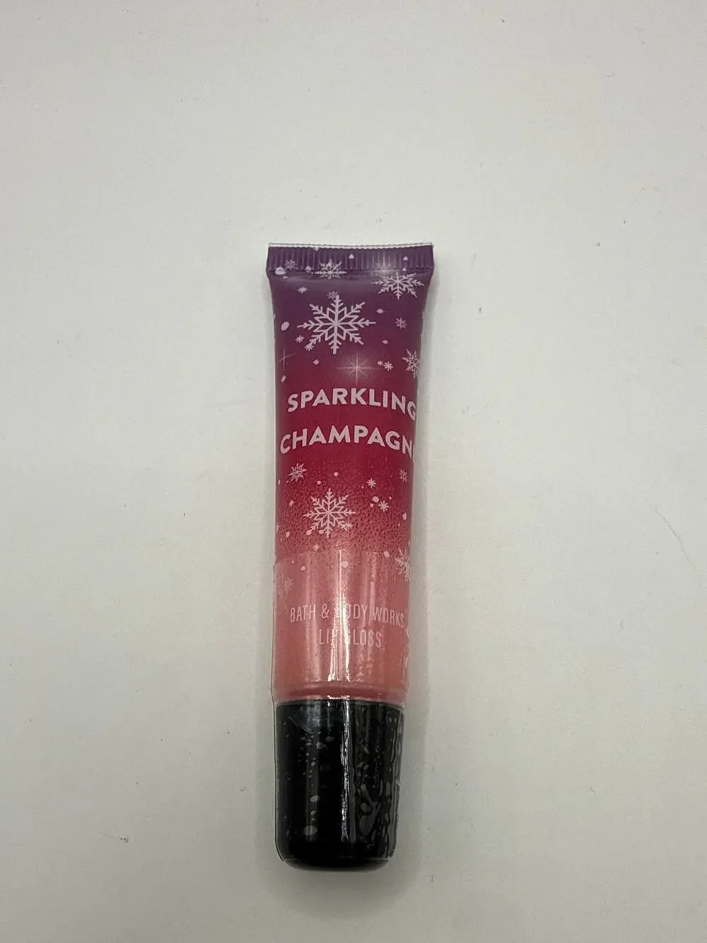 Bath & Body Works Sparkling Champagne Lip Gloss Shine 0.47 fl oz SEALED RARE HTF